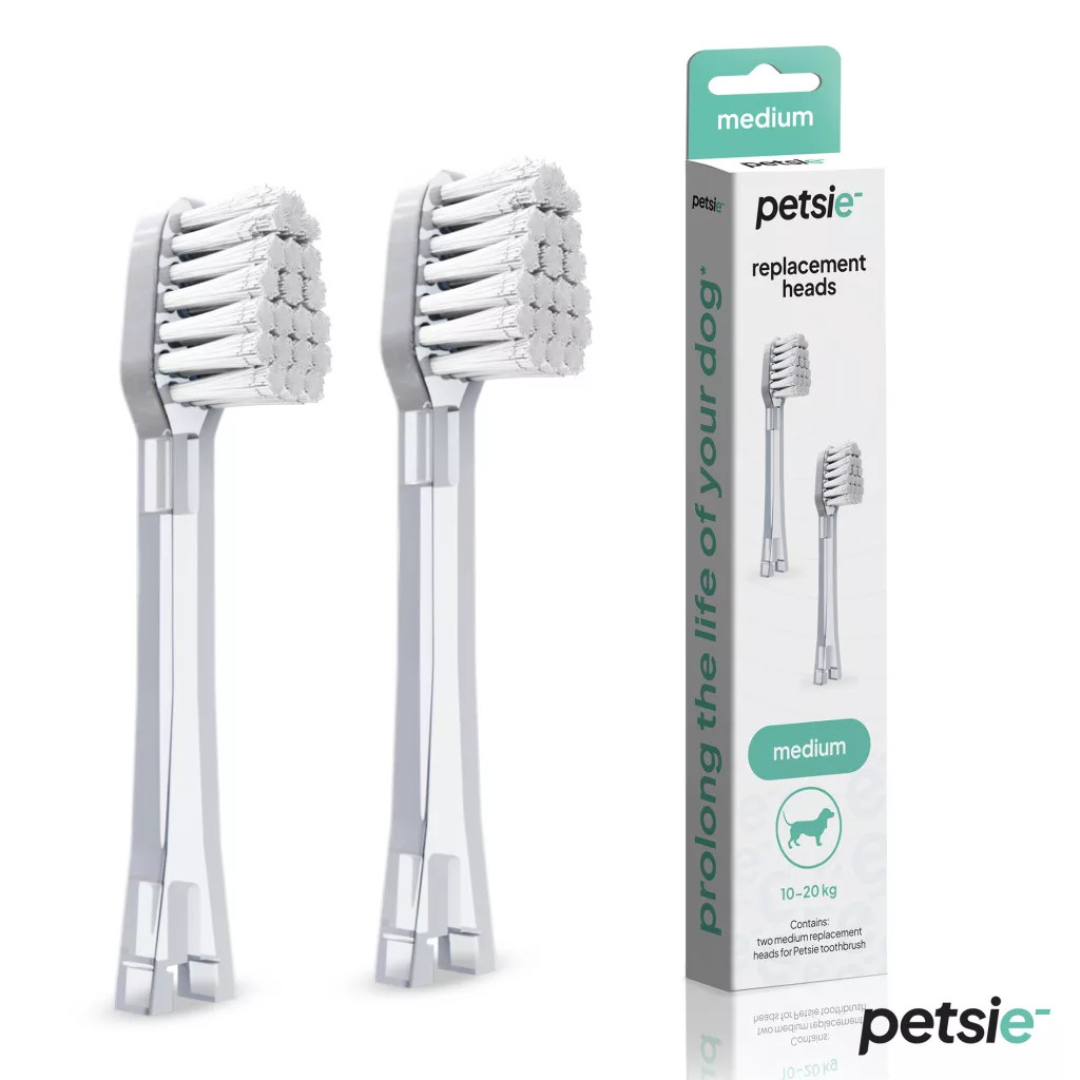 Petsie Toothbrush Replacement Head Pack of 2