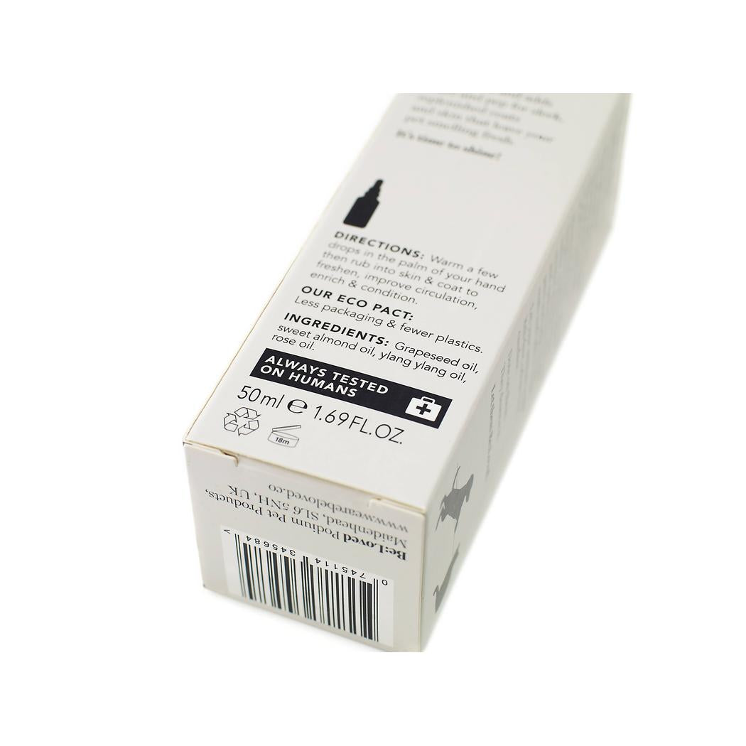 Be:Silky Fur Oil 50ml For Cats & Dogs - Detangling, Fragrance & Massage Oil for Your Dog's Healthy Coat & Skin