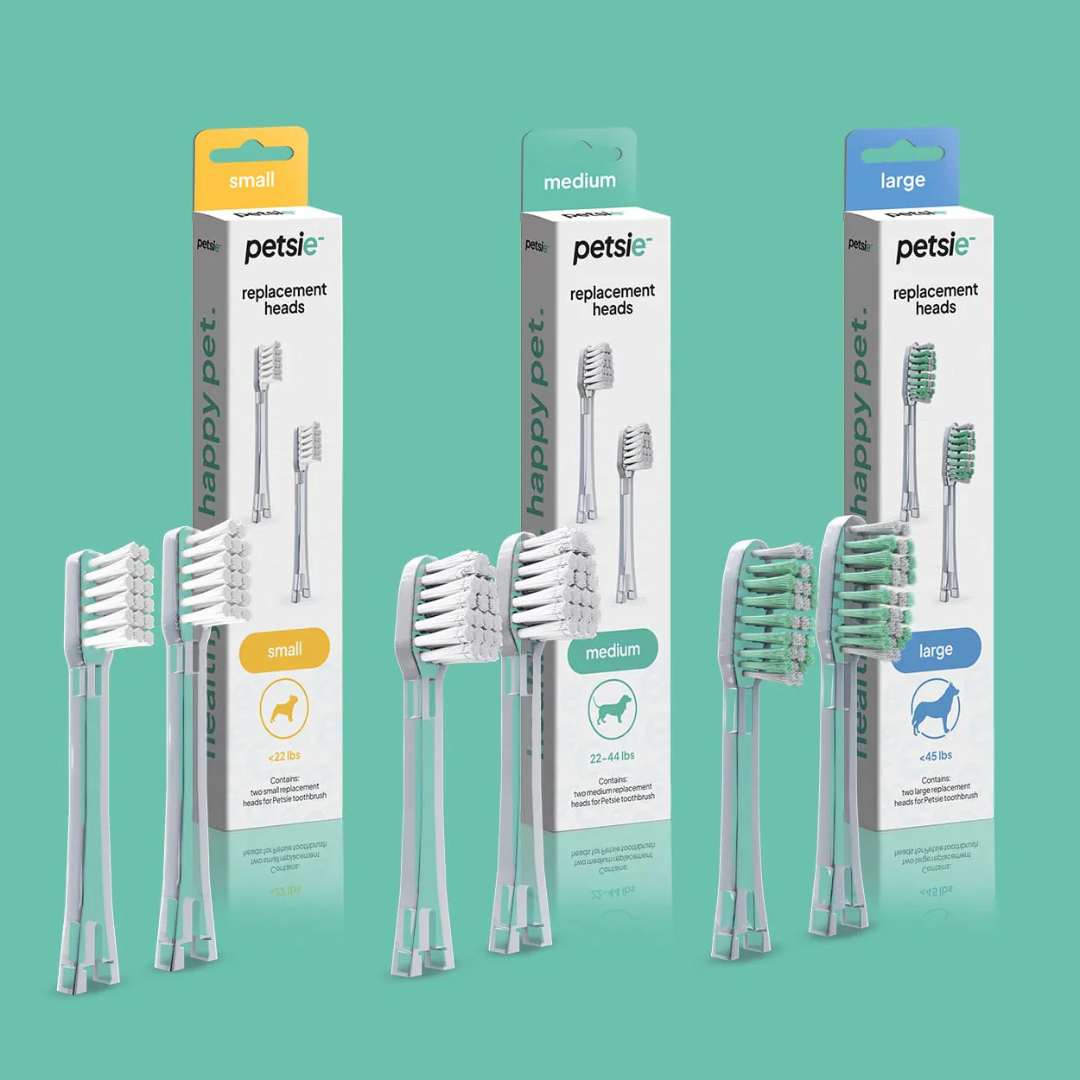 Petsie Toothbrush Replacement Head Pack of 2