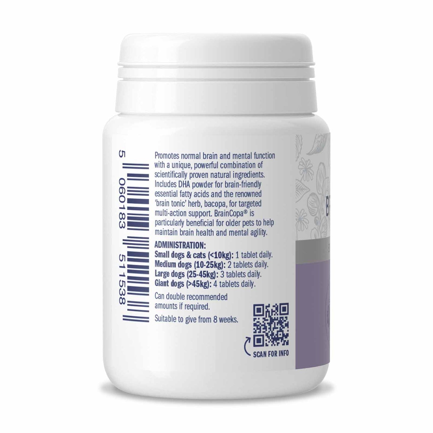 Dorwest BrainCopa® Tablets For Dogs And Cats (Cogntive Support)