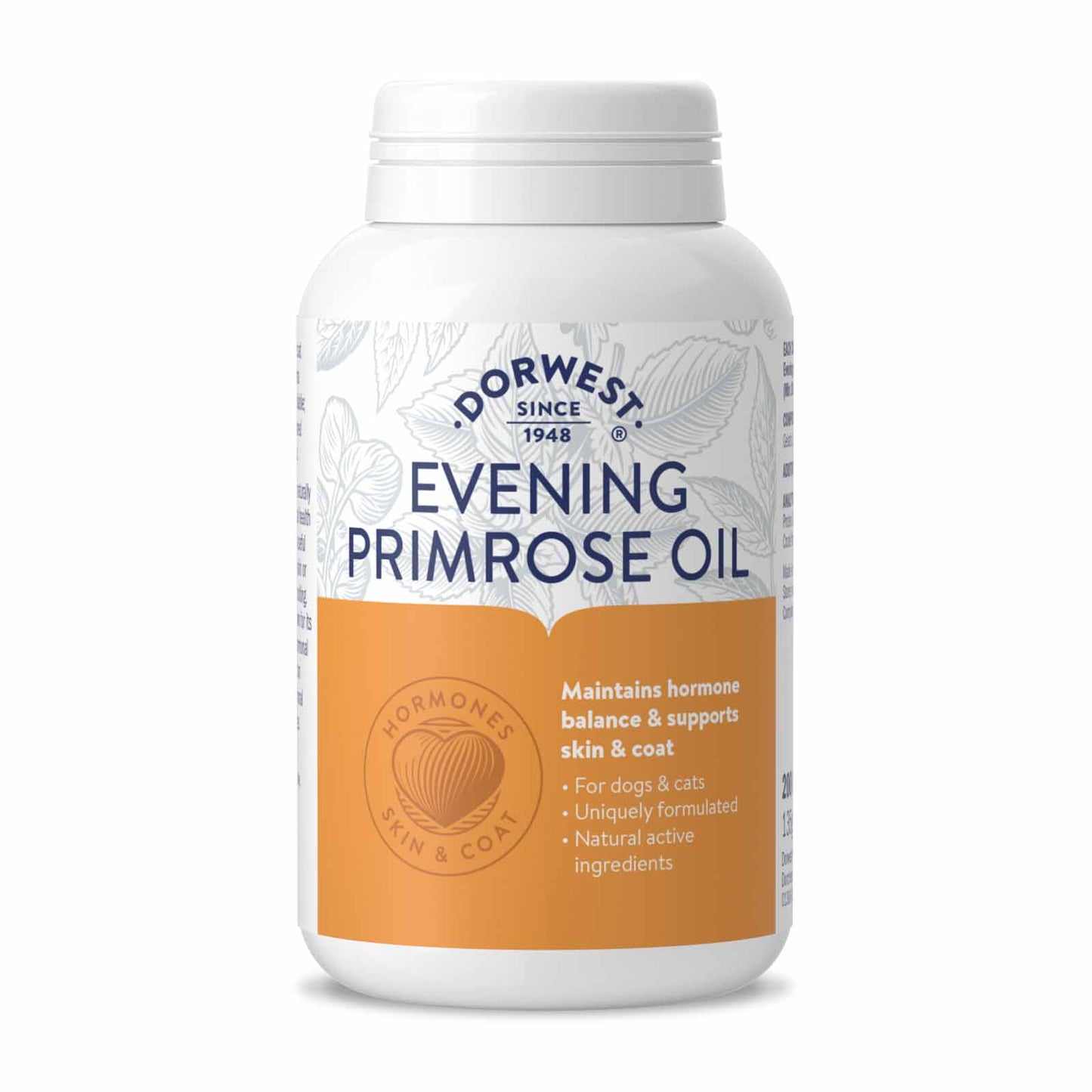 Evening Primrose Oil Capsules For Dogs And Cats (Healthy Skin & Hormonal Balance)