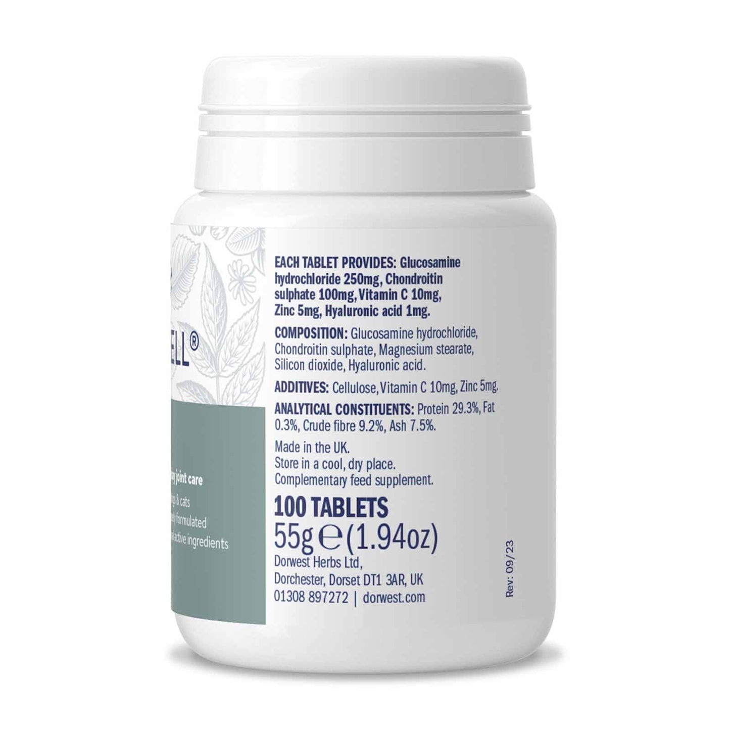 JointWell Tablets For Dogs And Cats (For Joints, Maintain Flexibility & Mobility)