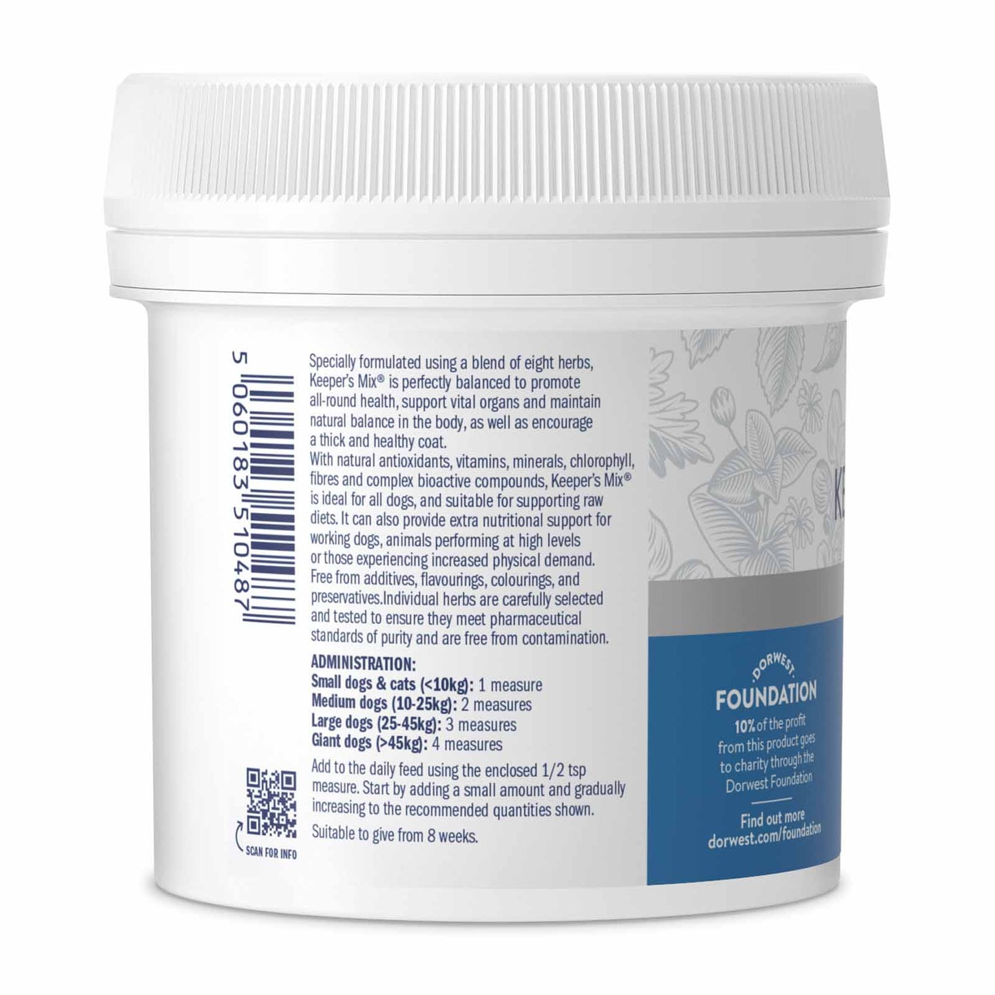 Dorwest Keeper's Mix Powder For Dogs And Cats (8 Herbs for All-round Health)