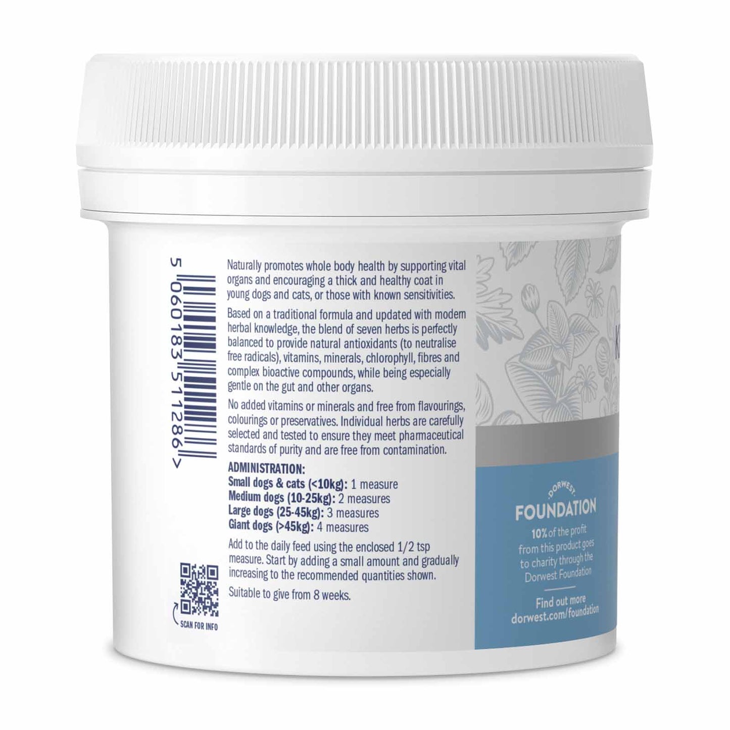 Dorwest Keeper's Mix (Sensitive) Powder For Dogs And Cats (Thick & Healthy Coat & Pigmentation & All-round Health Boost)