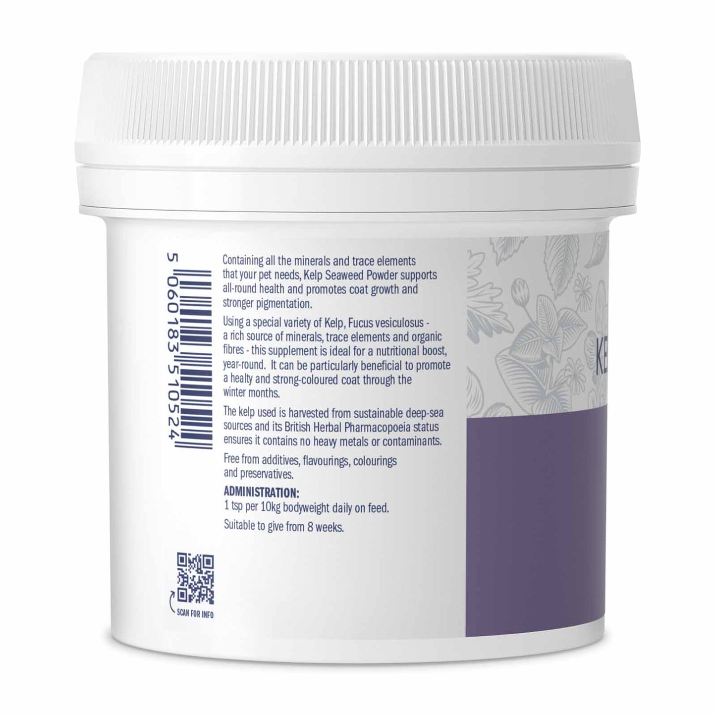 Dorwest Kelp Seaweed Powder For Dogs And Cats (Coat Growth & Pigmentation)
