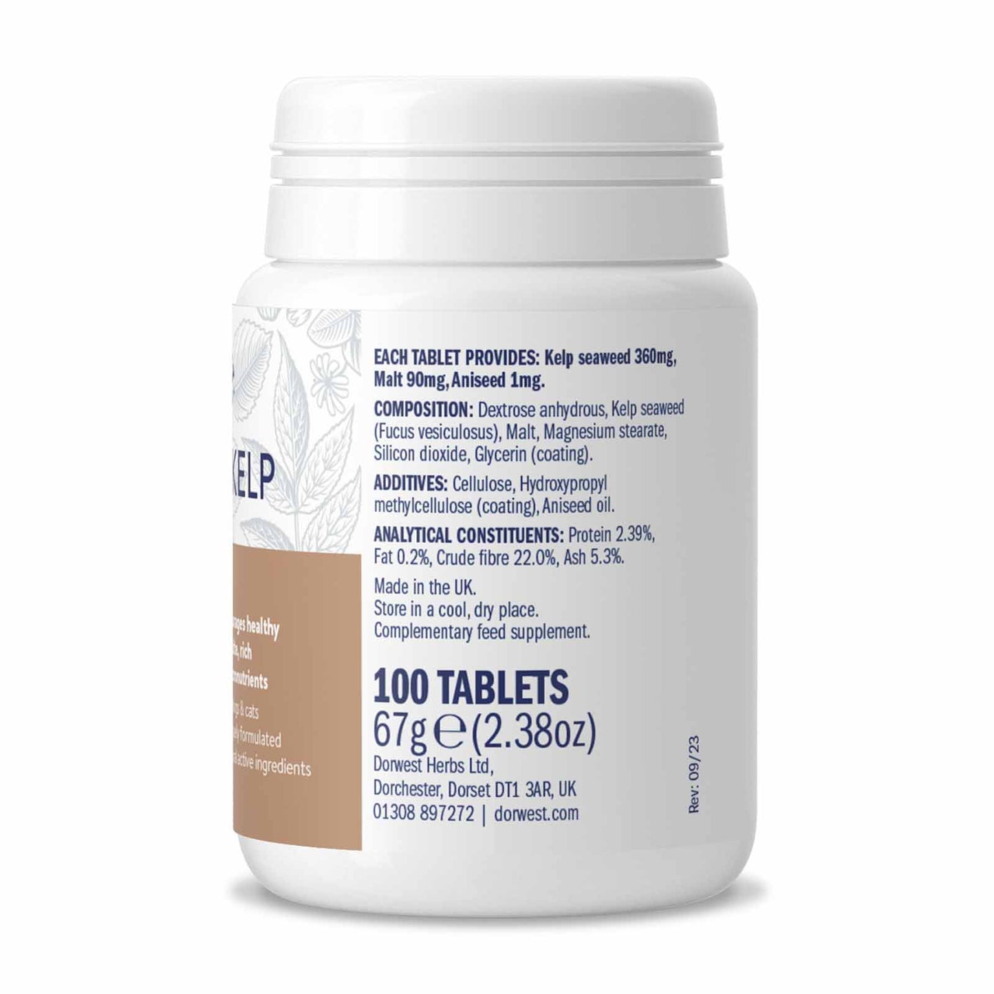 Dorwest Malted Kelp Tablets For Dogs And Cats (Increase Appetite)