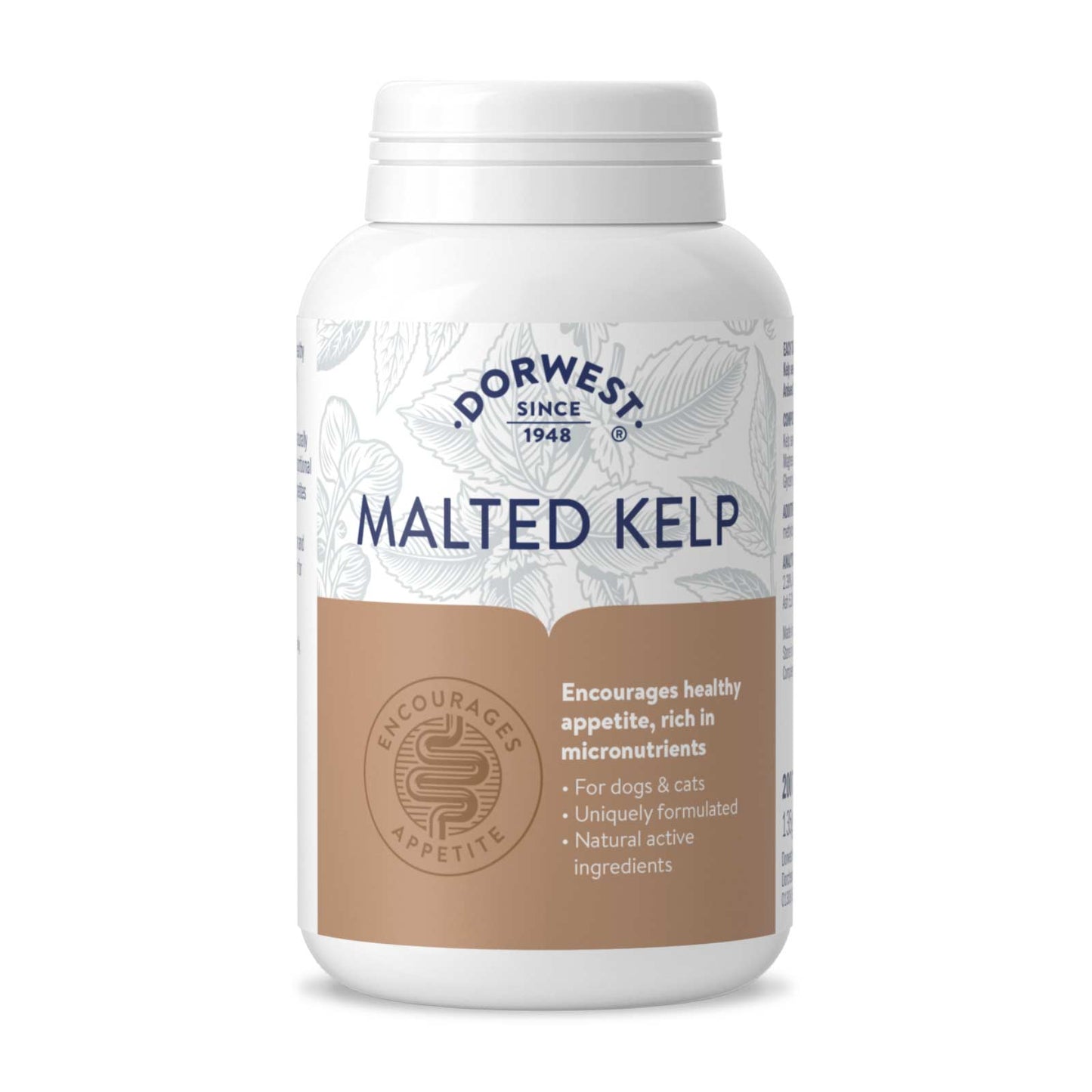 Dorwest Malted Kelp Tablets For Dogs And Cats (Increase Appetite)