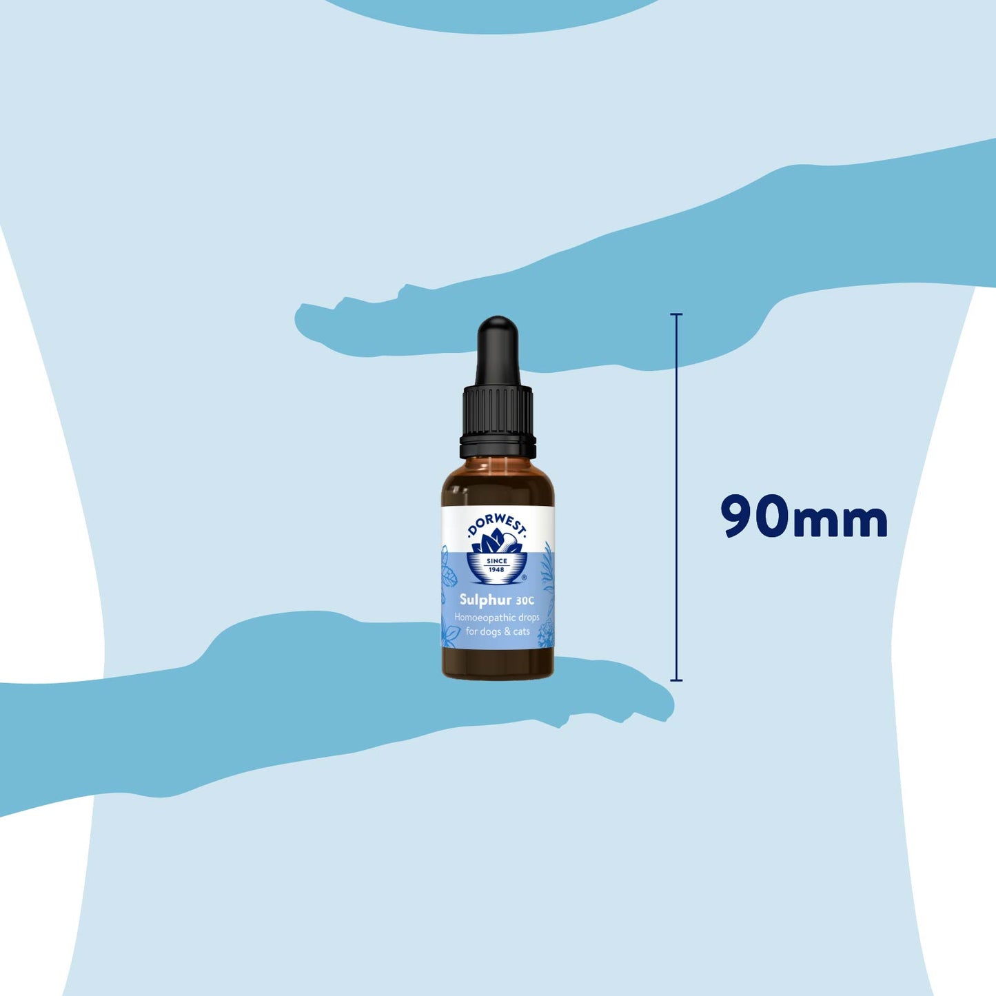 Dorwest Sulphur 30C 15ml Liquid For Dogs And Cats (For Itchy Skin)