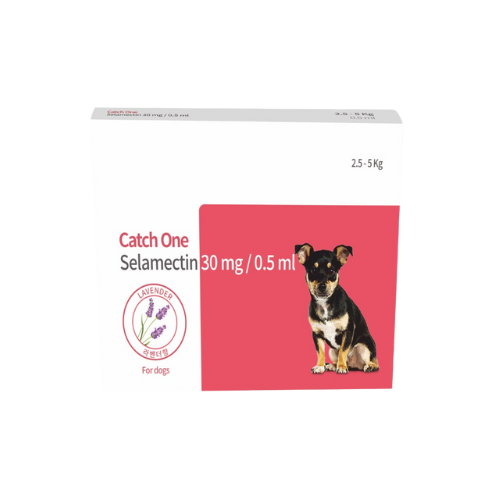 Catch One Selamectin 6% Spot On Flea & Tick Treatment 3 x Pipettes in 1 Carton