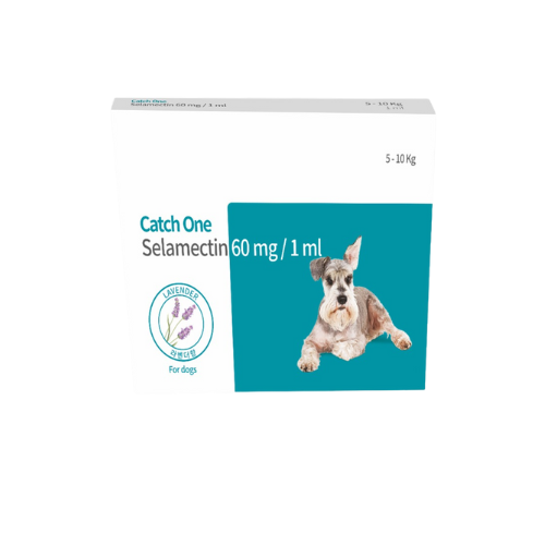 Catch One Selamectin 6% Spot On Flea & Tick Treatment 3 x Pipettes in 1 Carton