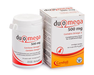 Duomega 500mg for Dogs & Cats 30 Softgel Capsules (Omega 3s EPA and DHA)