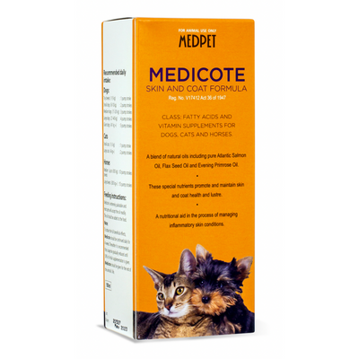 Medpet Medicote 100ml For Dogs & Cats (Healthy Skin & Coat)