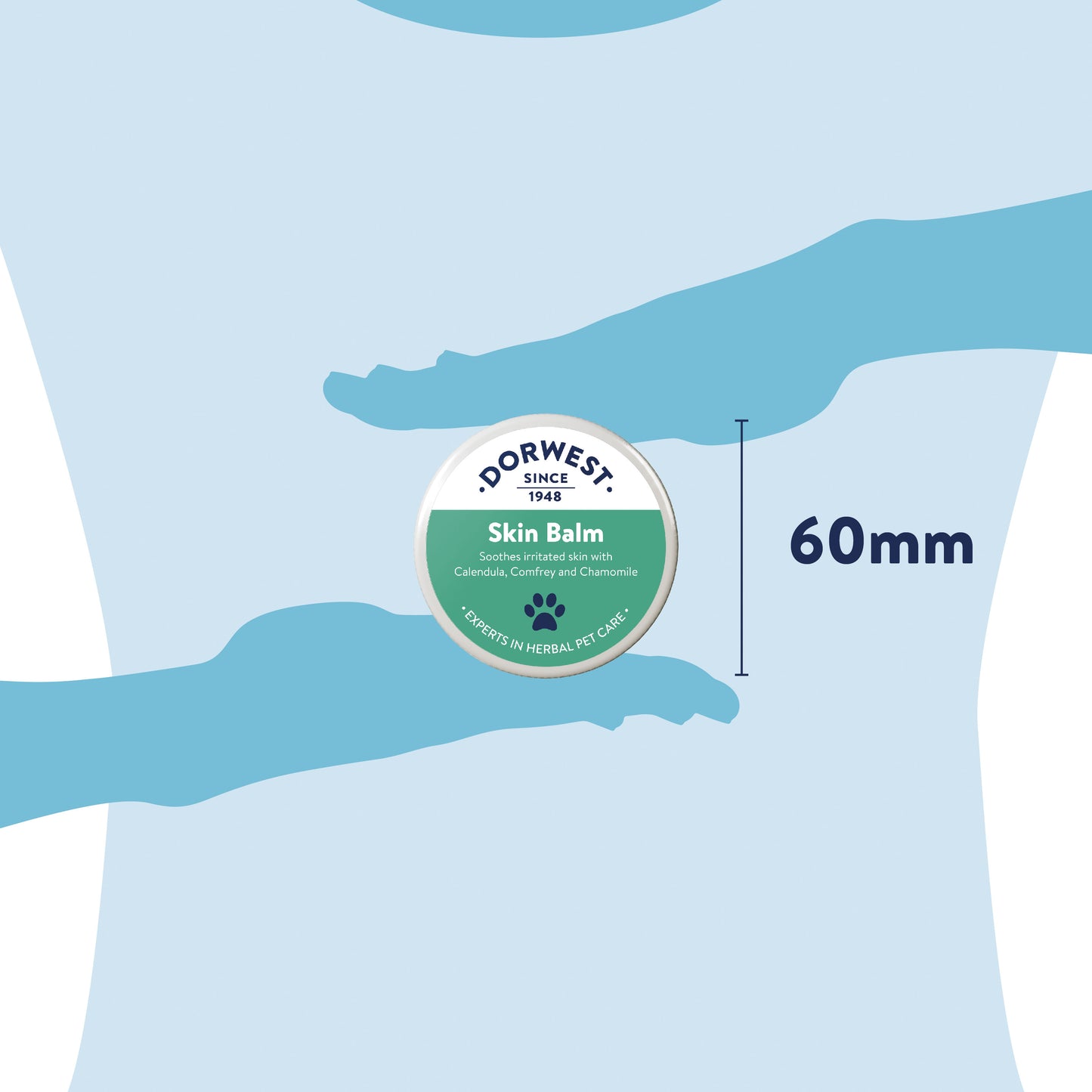 Dorwest Skin Balm For Dogs And Cats 50ml (Naturally Soothe & Hydrate Irritated Skin)