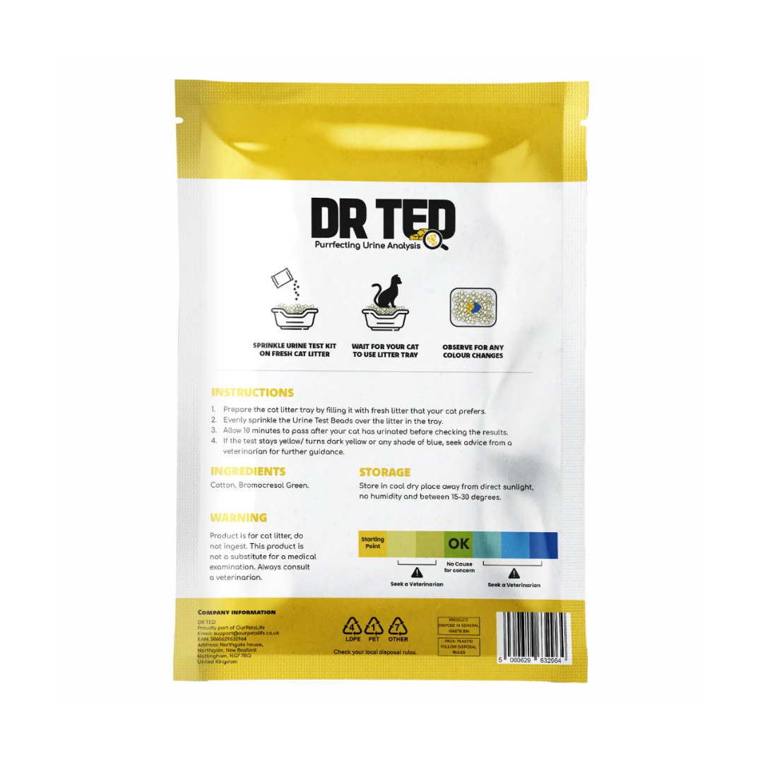 Dr Ted Cat Urine Test Kit pH Detector