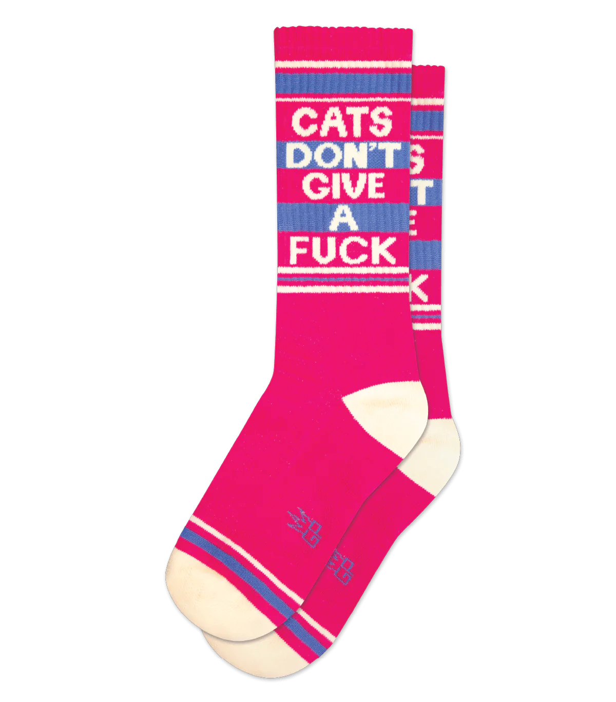 Gumball Poodle Cats Don't Give A Fuck Gym Crew Socks