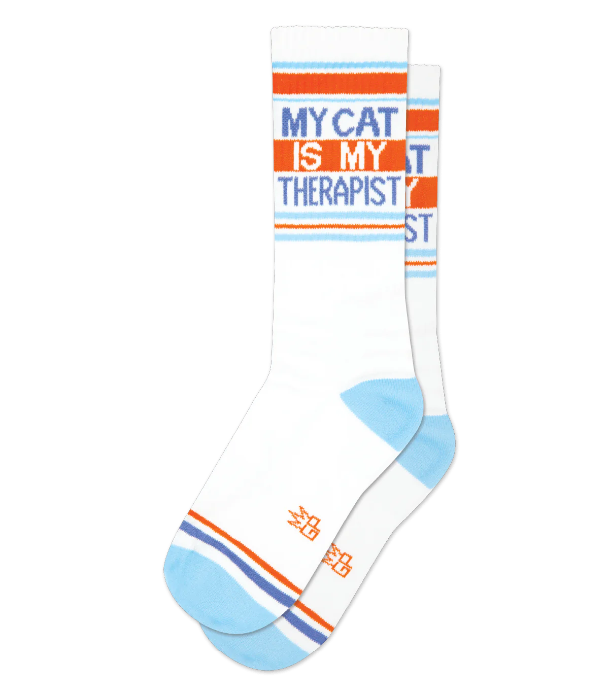 Gumball Poodle My Cat Is My Therapist Gym Crew Socks