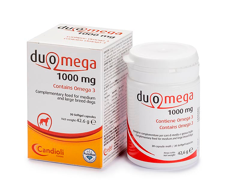 Duomega 500mg for Dogs & Cats 30 Softgel Capsules (Omega 3s EPA and DHA)