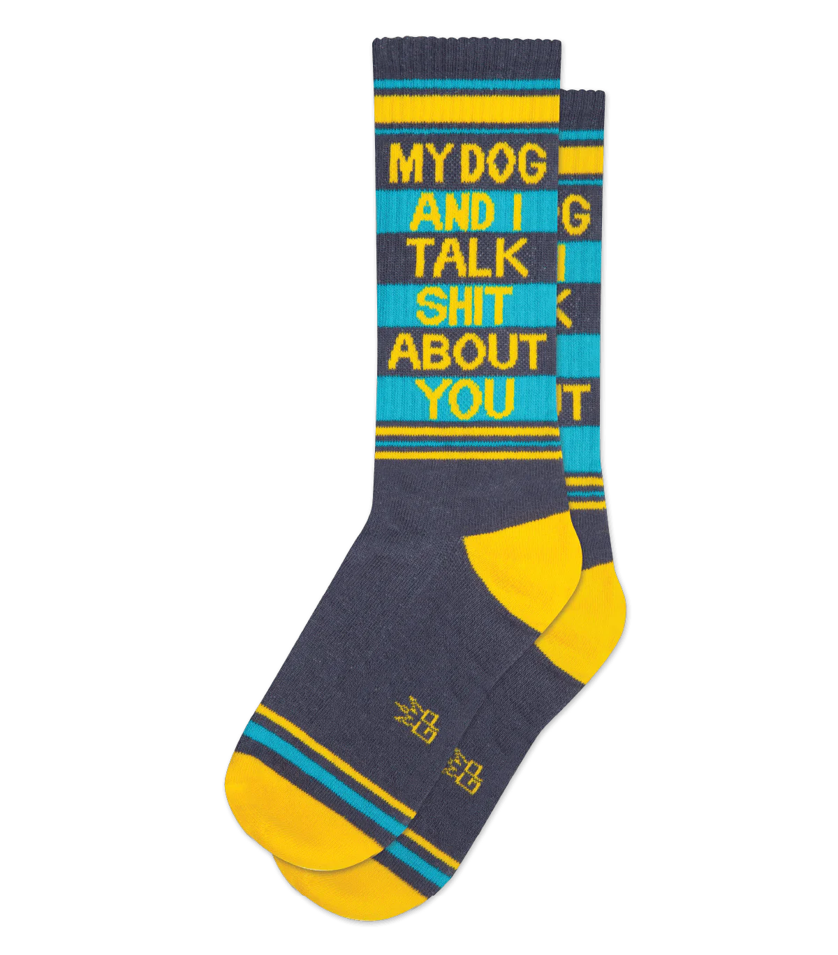 Gumball Poodle My Dog And I Talk Shit About You Gym Crew Socks