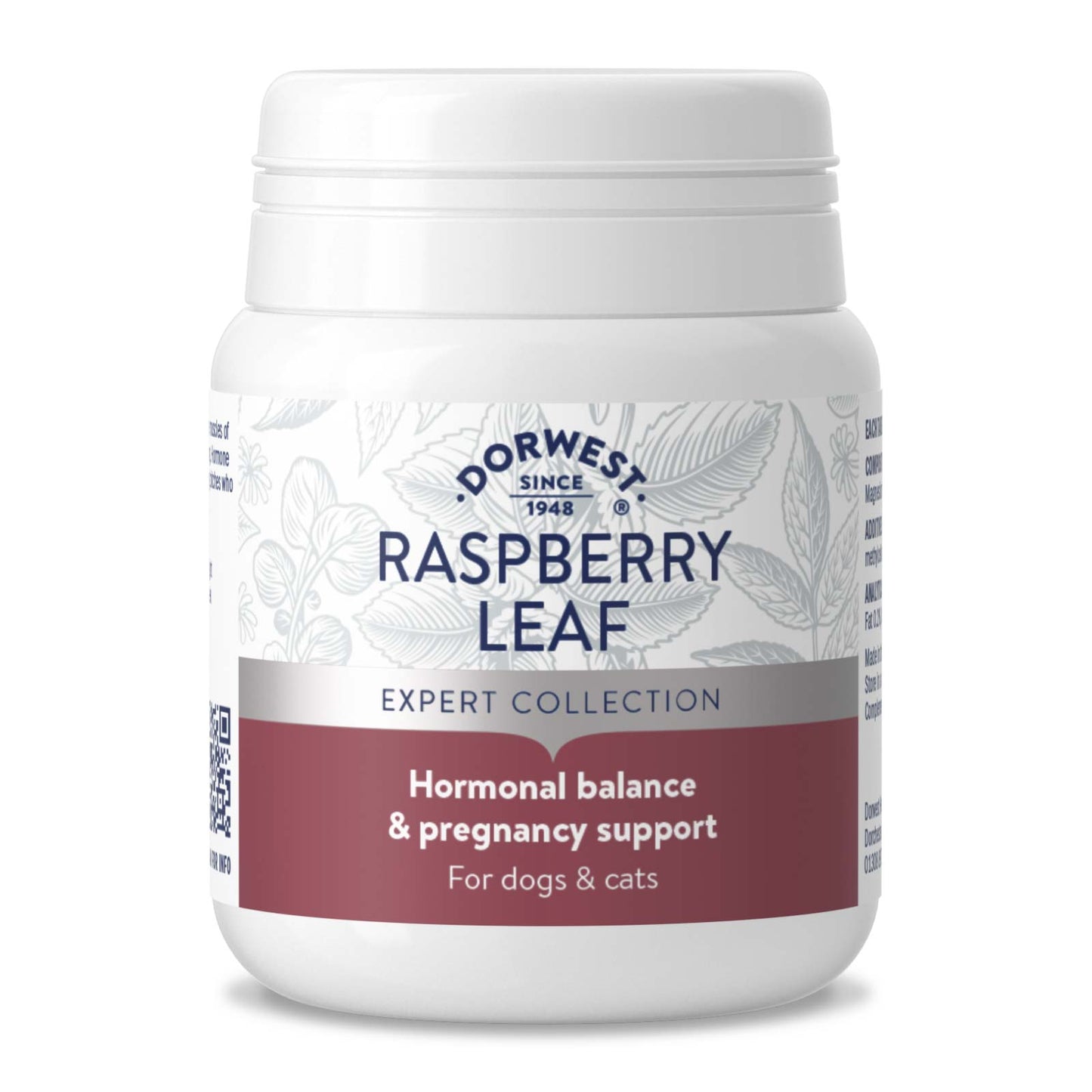 Dorwest Raspberry Leaf Tablets For Dogs And Cats (For Phantom Pregnancy)