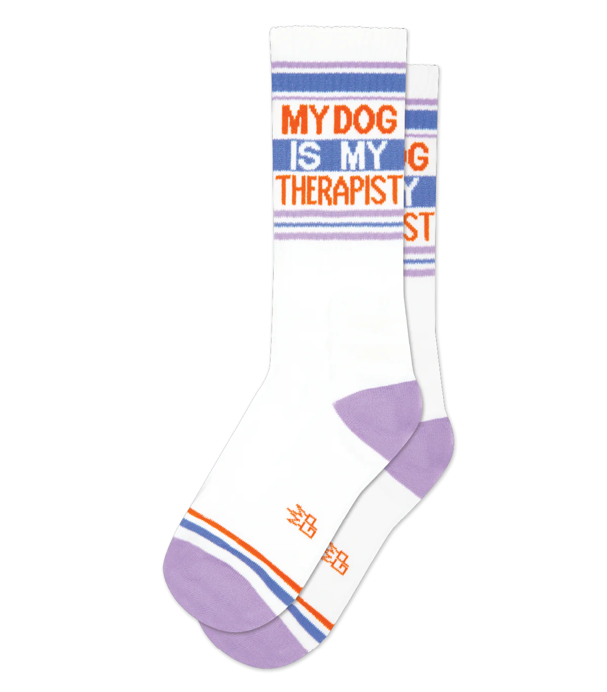 Gumball Poodle My Dog Is My Therapist Gym Crew Socks