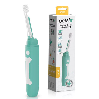 Petsie Revolutionary Dog Toothbrush (No Vibrations, Silent Teeth Cleaning & No Toothpaste Needed)
