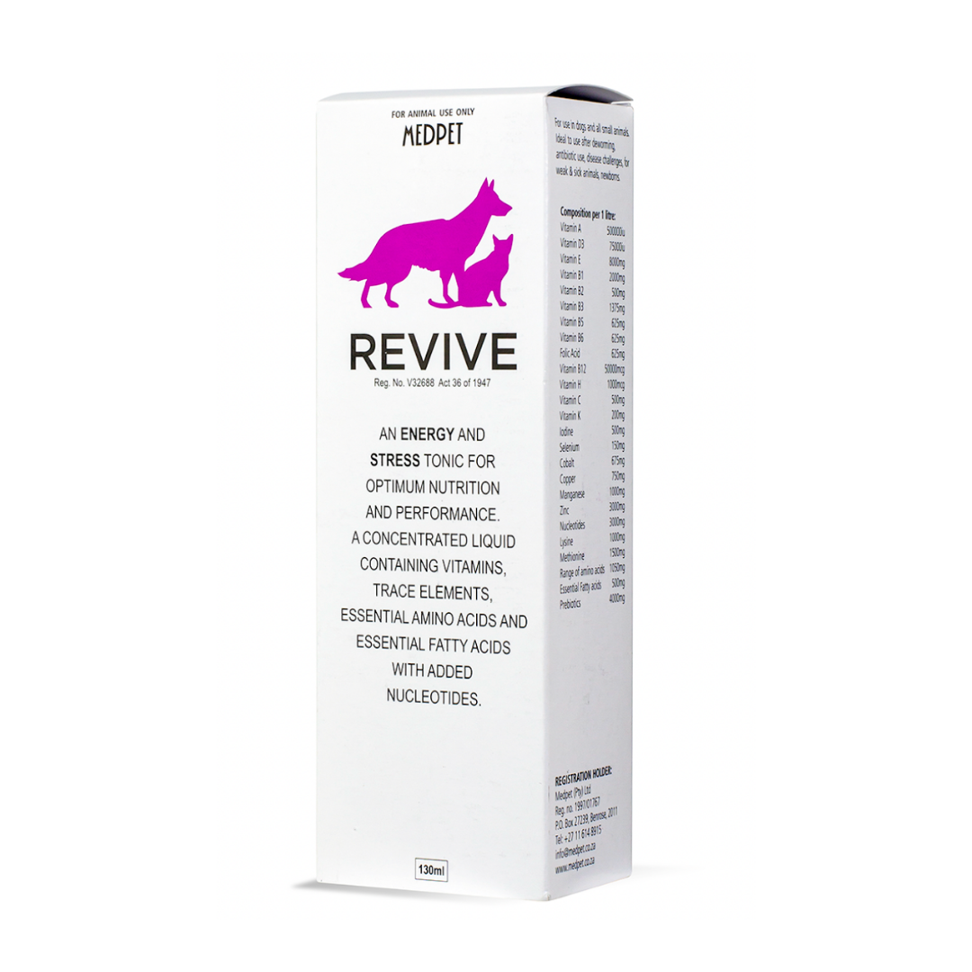 Revive Energy & Stress Tonic for Dogs, Cats, Birds and Small Animals 