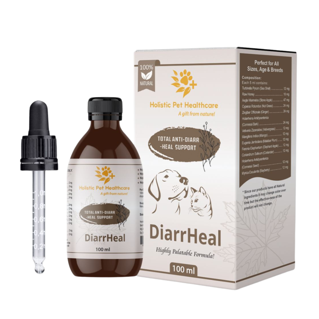 Holistic Pet Healthcare DiarrHeal Syrup 100ml (Anti-Diarrhea Support)