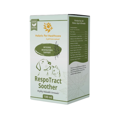 Holistic Pet Healthcare RespoTract Soother Syrup 100ml (Integral Respiratory Support)